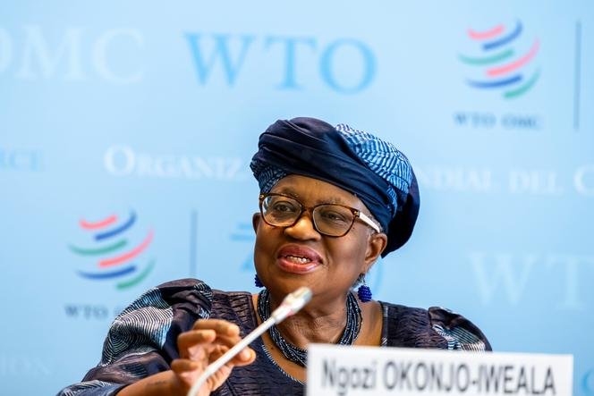 Direktur Jenderal WTO, Ngozi Okonjo-Iweala, selama konferensi pers, Selasa 7 Oktober 2025.
