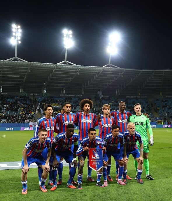 Dynamo Kyiv versus Crystal Palace, Liga Konferensi UEFA, babak penyisihan grup, sepak bola, Lublin Arena, Lublin, P.