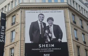 Shein di BHV: Meskipun ada kontroversi, bos kedua perusahaan muncul di bagian depan toko