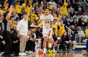 Bola Basket Michigan No.7 memecahkan rekor program untuk poin babak pertama melawan Universitas Oakland