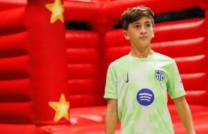 Cinta semakin dalam – Putra Lionel Messi merayakan ulang tahunnya dengan pesta ala FC Barcelona