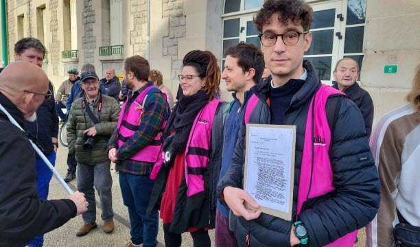 Arnaud, dari Verdun, 40 tahun, dari Solidaires Meuse. Foto EBRA/LER/Thierry Fedrigo