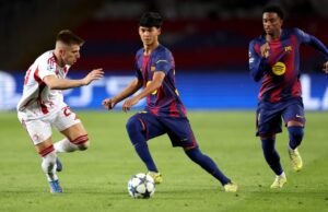 Barcelona sedang berupaya memperpanjang kontrak remaja ajaib La Masia, yang telah membuat Flick terkesan