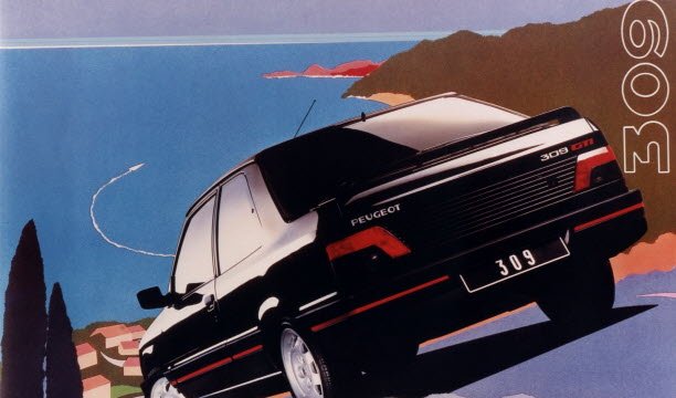 Penataan ulang akan membawa gaya 309 lebih dekat ke 405. Foto Peugeot