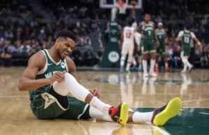 Bucks menganggap Antetokounmpo patut dipertanyakan untuk pertandingan hari Sabtu karena ia hampir kembali dari cedera betis