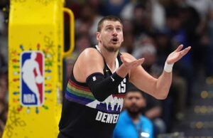 Triple-double 56 poin Jokic mengangkat Nuggets melewati Timberwolves di OT