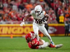 Umpan touchdown Nix yang terlambat dan dukungan dari pertahanan Broncos melengkapi kemenangan 20-13 atas Chiefs