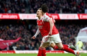 Apa yang dilakukan Declan Rice setelah gol Martin Odegaard di Arsenal berbicara banyak | Sepak Bola | olahraga