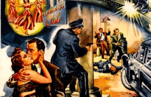 “Diburu di Chicago” oleh John H. Auer: film thriller malam hari antara lelucon dan pengkhianatan