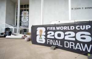 Lapangan Piala Dunia yang berukuran besar akan terbentuk pada pengundian hari Jumat