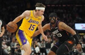 Austin Reaves dari Lakers bisa absen setidaknya sebulan karena cedera betis kiri
