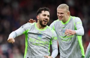 Man City mengamankan kemenangan keenam berturut-turut di Premier League dengan kemenangan 2-1 melawan Nottingham Forest