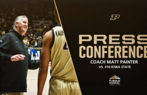 Konferensi pers Pelatih Matt Painter melawan Iowa State | Bola Basket Putra Purdue – Pembuat Boiler Purdue
