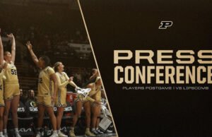 Konferensi pers pasca pertandingan Tara Daye dan Kiki Smith | melawan Lipscomb | Bola Basket Wanita Purdue – Pembuat Boiler Purdue