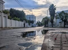 Mehdi Baki dan Emir Bouzaabia dalam “Bel abîme” oleh Yamen Manai