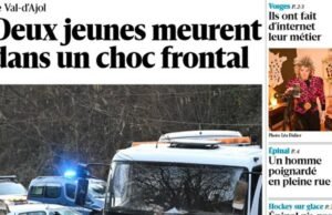 Vosges. Temukan halaman depan surat kabar Anda pada hari Rabu, 10 Desember