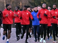 Gambar. Para pemain AS Nancy Lorraine telah kembali berlatih