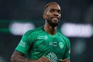 JEDDAH, ARAB SAUDI – 2 JANUARI: Ivan Toney dari Al Ahli melakukan selebrasi setelah mencetak gol ke-2 di pertandingan Liga Pro Saudi 