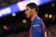 BARCELONA, SPANYOL – 28 JANUARI: Marcus Rashford dari FC Barcelona tampil di fase liga Liga Champions UEFA 2025/26 MD