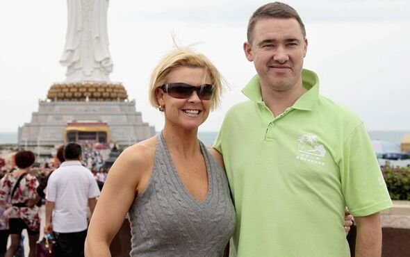 Stephen Hendry dan mantan istrinya Mandy Stephen Hendry dan mantan istrinya Mandy