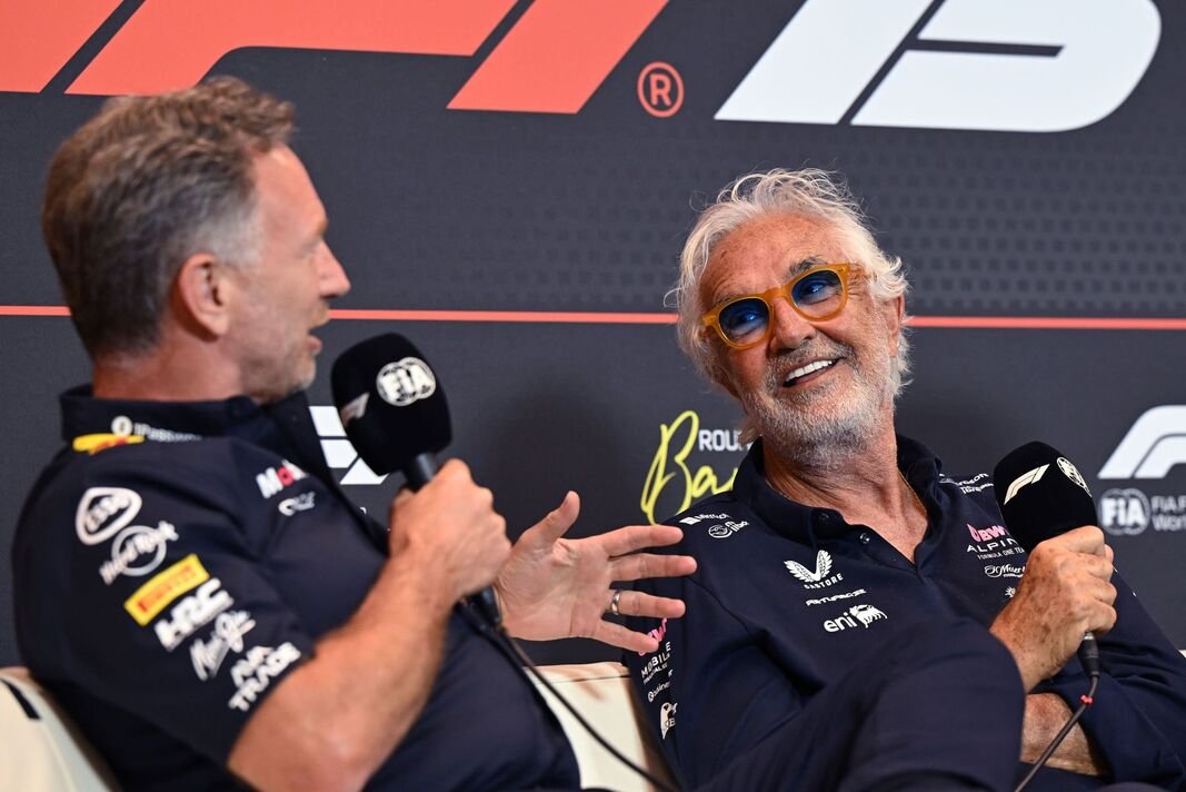 Flavio Briatore dan Christian Horner