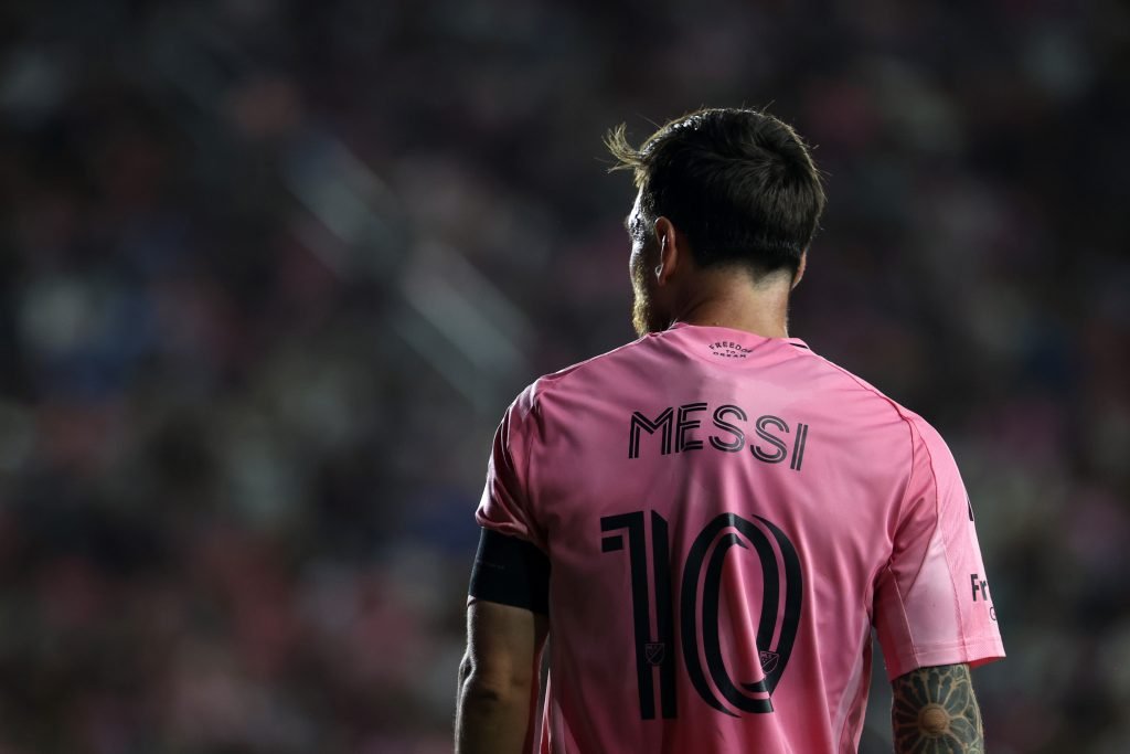 Mantan kapten Barcelona Lionel Messi dari Inter Miami