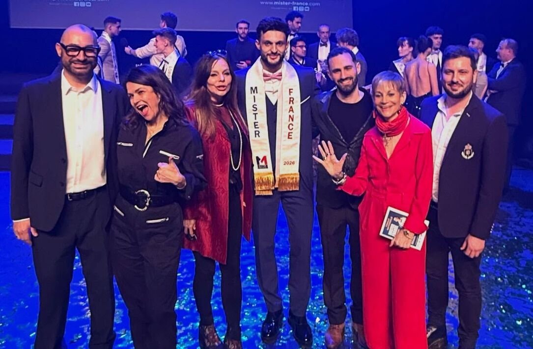 Maxence Brovillé berpose setelah memenangkan Mister France