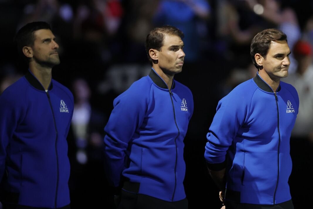 Novak Djokovic, Rafa Nadal dan Roger Federer