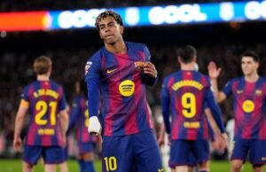 Saksikan: Reaksi Lamine Yamal terhadap gol yang pantas diterima gelandang Barcelona itu melawan Mallorca