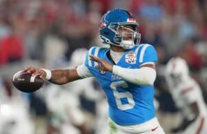 Hakim memberikan perintah kepada Ole Miss QB Trinidad Chambliss untuk kelayakan tambahan