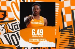 Traunard Folson memimpin NCAA 60 meter di Tyson Invitational