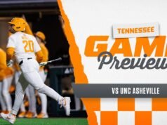 PREVIEW BSB: #3/13 Vols Kickoff Midweek Play dari Hosting UNC Asheville