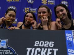 Lady Vol Medley Relay Dominance memimpin hari kedua Kejuaraan SEC yang penuh aksi
