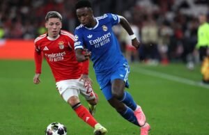 UEFA untuk sementara menangguhkan Gianluca Prestianni setelah dia dituduh menghina Vinícius Júnior secara rasial