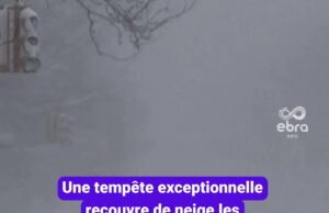 Badai luar biasa menutupi jalanan New York dengan salju