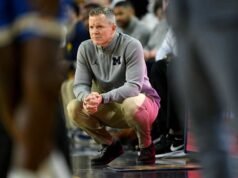 Dusty May tetap fokus pada bola basket Michigan setelah memenangkan gelar Sepuluh Besar