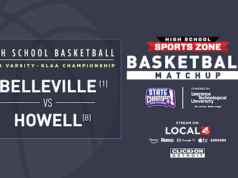 Belleville dan Howell bertemu dalam pertarungan 10 bola basket teratas untuk memperebutkan gelar konferensi