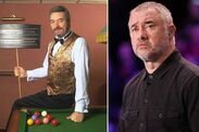 John Virgo bersama Stephen Hendry