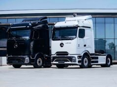 eActros 600 tiba di Chili