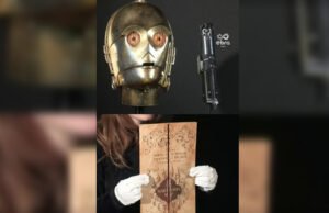 Lightsaber Skywalker, kepala C-3PO, dan Peta Perampok akan dilelang