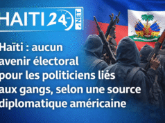 Haiti: Tidak ada masa depan pemilu bagi politisi yang terkait dengan geng, menurut sumber diplomatik AS. Berita terbaru dari Haiti: politik, keamanan, ekonomi, budaya.