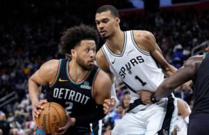 Kemarahan memanas dalam pertandingan Spurs melawan Pistons dalam bentrokan antara dua tim papan atas NBA