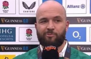 Bintang Irlandia menyela wawancara untuk menunjukkan kepada Inggris warna aslinya setelah pertandingan | Rugbi | olahraga