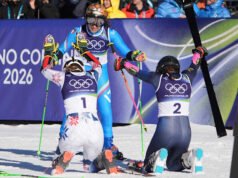 Brignone memenangkan slalom raksasa dan mengamankan medali emas kedua Olimpiade, Shiffrin menempati posisi ke-11