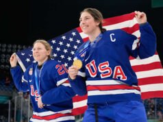 Hilary Knight ingin fokus pada kesuksesan Olimpiade putri AS, bukan lelucon Trump yang “tidak berasa”.