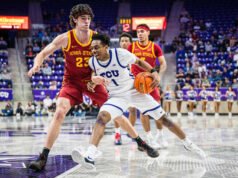 TCU mencetak 12 poin terakhir dan mengalahkan peringkat 5 Iowa State 62-55