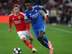Prestianni dari Benfica bantah menghina Vinícius dari Real Madrid di pertandingan Liga Champions
