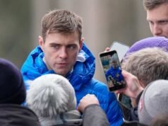 Vladyslav Heraskevich dari Ukraina mengundurkan diri dari Olimpiade Musim Dingin karena dia melarang helm untuk menghormati korban perang