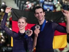 Bagaimana bintang seluncur es Olimpiade kelahiran Rusia menjadi penantang medali untuk Jerman