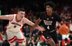 Nomor 16 Texas Tech mengalahkan Nomor 1 Arizona 78-75 di OT, memberikan Wildcats kekalahan kedua berturut-turut